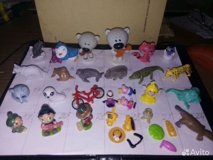 Фигурки киндеры свит бокс топперы из кино и др