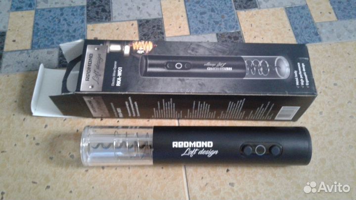 Электроштопор redmond RKA-WO1