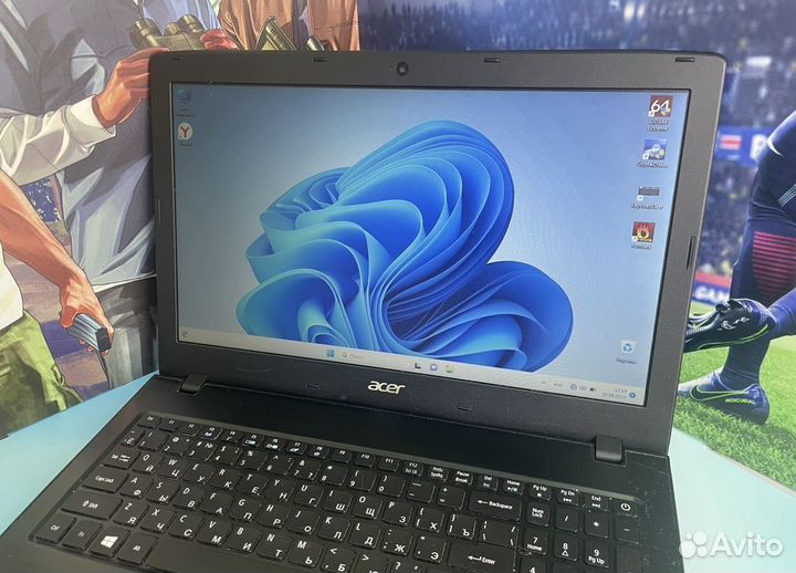 Игровой Ноутбук Acer 2 видеокарты/A9/8gb/SSD 256