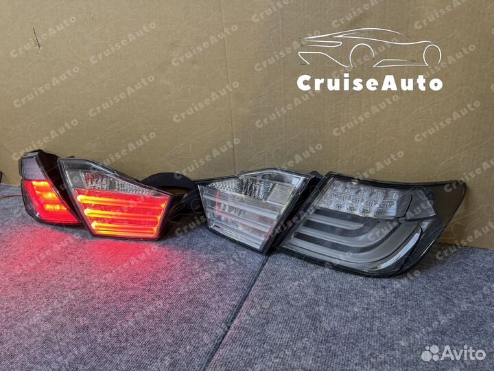 Задние фонари Camry 50 стиль BMW черные дымчатые