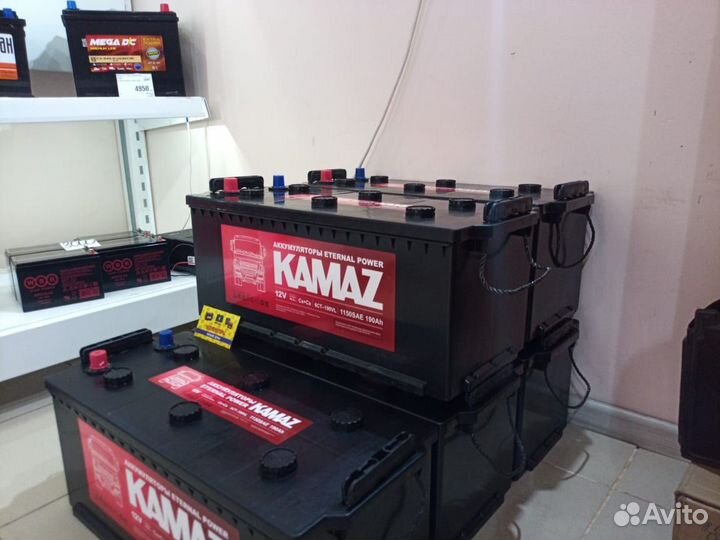 Аккумулятор KAMAZ (Елабуга) 190Aч 1150А