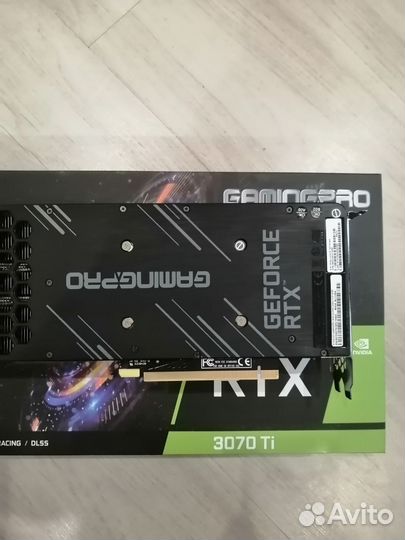 Видеокарта rtx 3070ti Palit Gamingpro