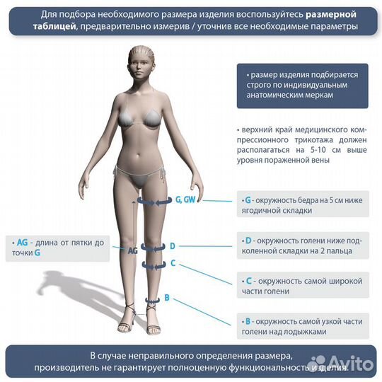 Чулки компрессионные 2 кл. ID-310 Idealista Luomma