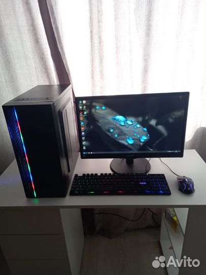 Мощный игровой компьютер в сборе