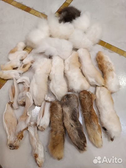 Игрушки для кошек и собак. Лапки, ушки, хвостики