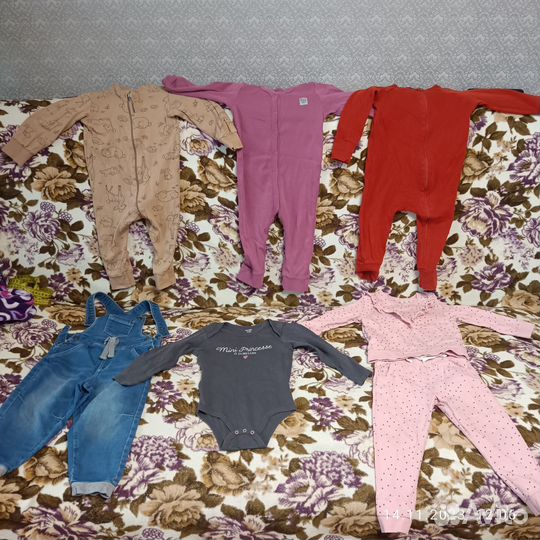 Вещи пакетом для девочки 80-86