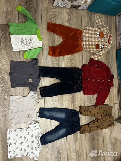 Вещи пакетом на мальчика 62 - 74