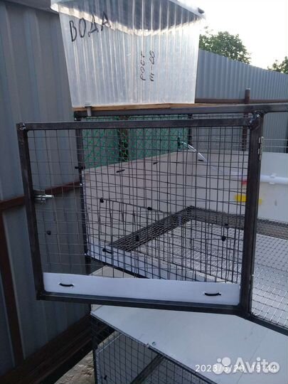 Клетка для бройлеров сварная двухъярусная