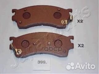 Колодки тормозные дисковые, комплект перед