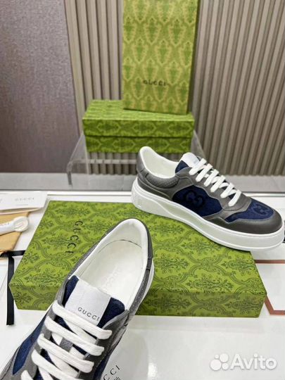 Кеды мужские кожаные Gucci 39-45