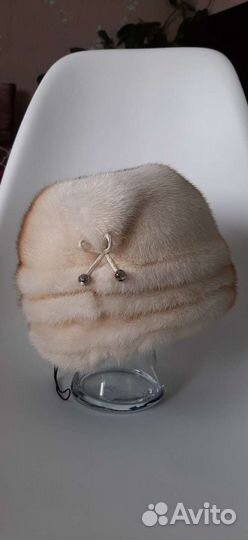 Шапка норковая новая женская