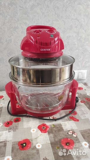 Аэрогриль Center CT-1456 красный