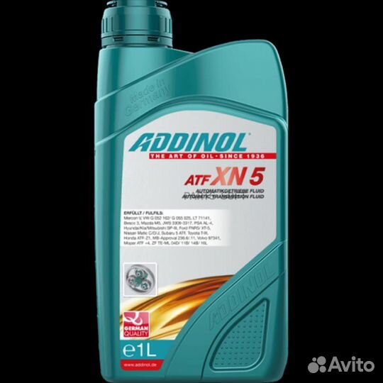 Addinol 4014766074997 addinol ATF XN 5 Жидкость тр