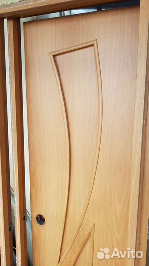 Межкомнатные двери бу 60 см 80 с коробкой