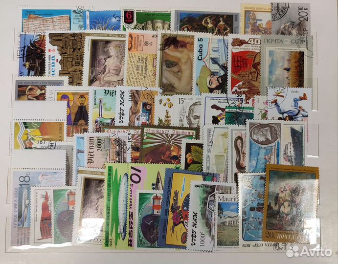 Почтовые марки 243шт