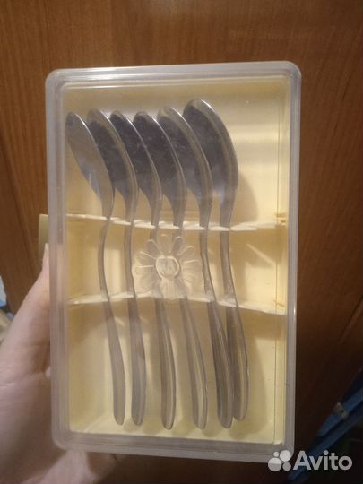 Набор 6 чайных ложек СССР новый