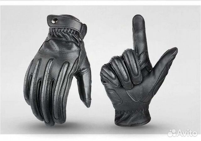 Перчатки тактические кожаные Military