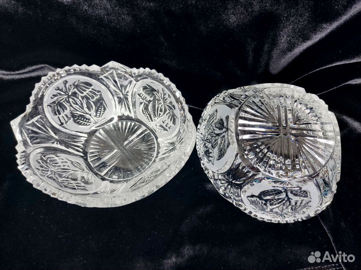 Хрустальная конфетница СССР