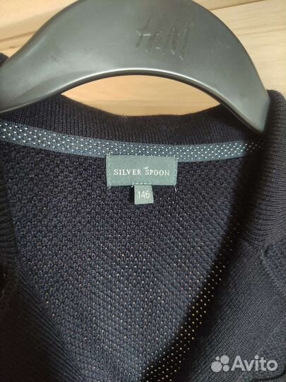 Вязаный пиджак/кардиган на мальчика 146 размер