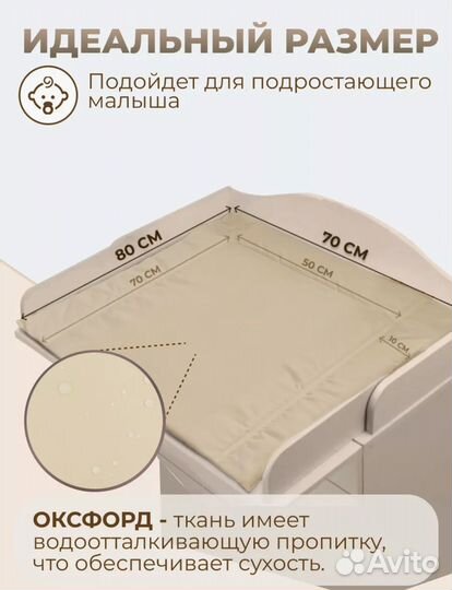 Матрас на пеленальный стол