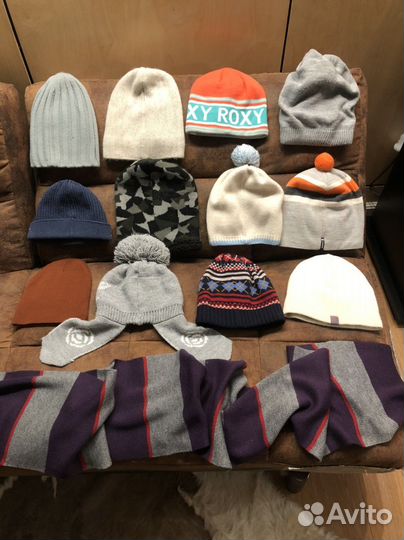 Шапки canoe, benetton, roxy, finn flare, esprit