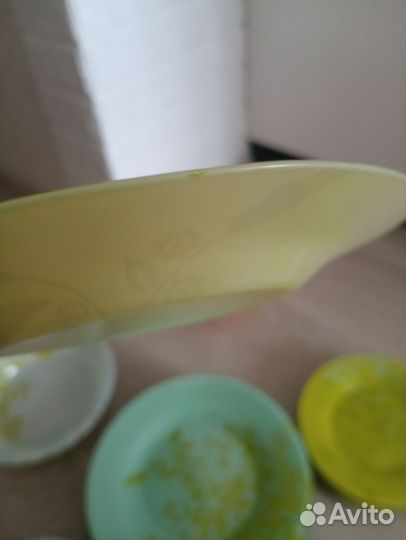 Набор тарелок + 2 салатника СССР