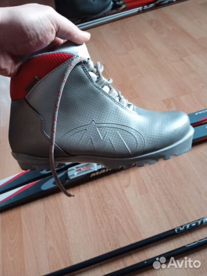 Комплект) Лыжи беговые marpetti