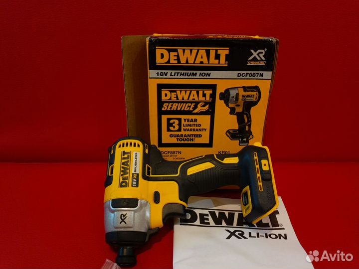 Бесщеточный импульсный шуруповерт dewalt XR DCF887