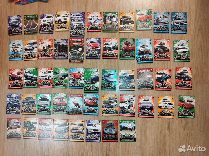 Супергонки журналы и карточки