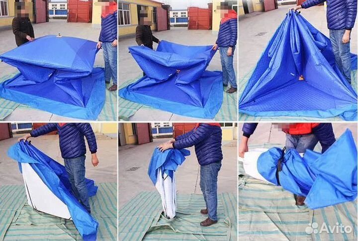 Палатка для зимней рыбалки куб