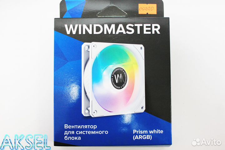Вентилятор 120 mm Windmaster Prism white (argb)