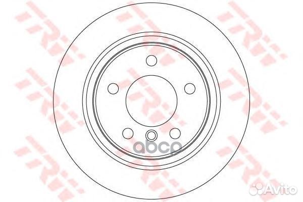 Диск тормозной зад BMW 1 (F20) 116 i 12.201