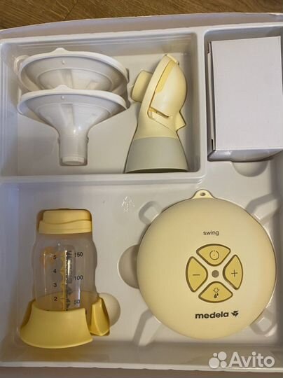 Молокоотсос medela swing flex электрический