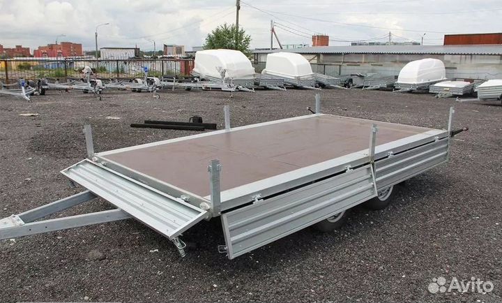 Прицеп для двух снегоходов. 3,65х2,1м. Рассрочка