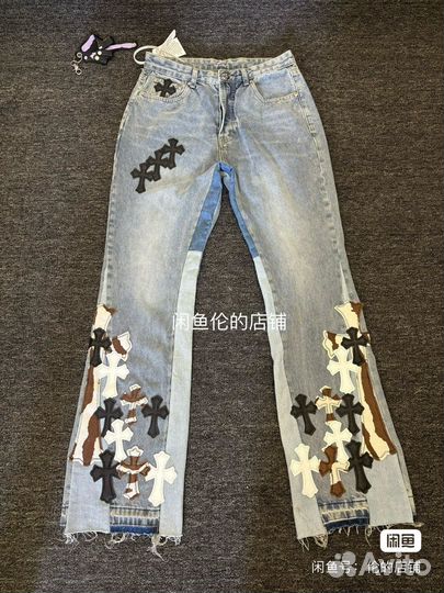 Джинсы Gallery dept Chrome Hearts