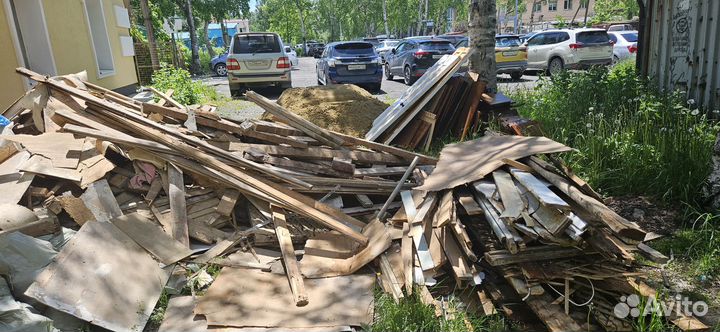 Вывоз строительного мусора, старой мебели