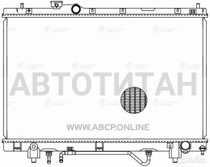 Радиатор охл. для а/м Toyota Ipsum (95) /Gaia (98)