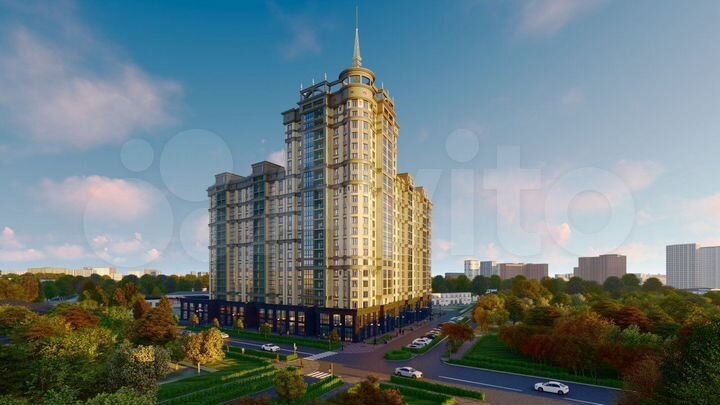 3-к. квартира, 123,4 м², 19/22 эт.