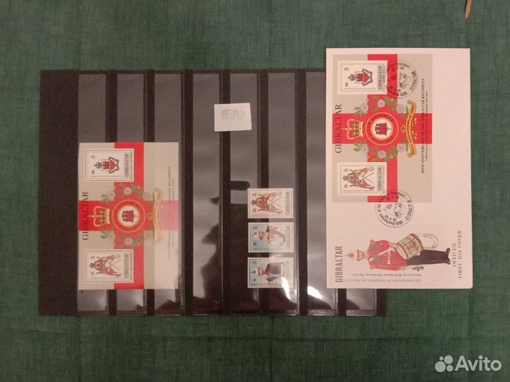 Марки разных стран негашеные