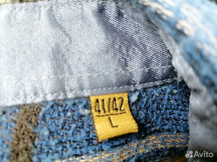 Рубашка вязаная фланелевая тёплая Efekt L