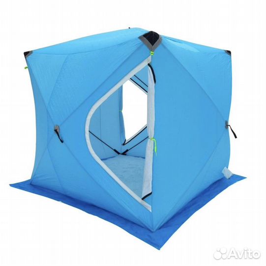 Палатка зимняя утеплённая куб 2.40х2.40х2.50м