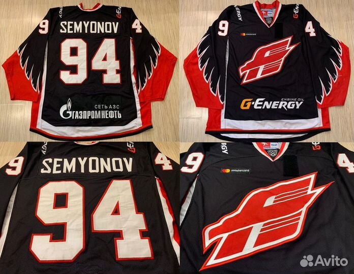 Хоккейный свитер хк Авангард / Семёнов / Покка