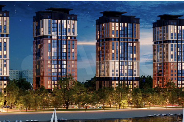 1-к. квартира, 43,8 м², 10/21 эт.