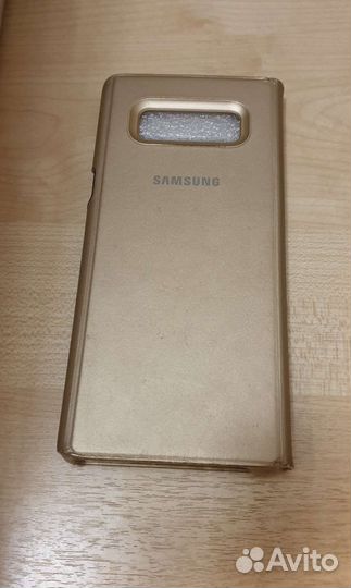 Чехол на samsung galaxy note 8 clear view