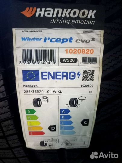 Hankook Winter I'Cept Evo2 W320 285/35 R20 104W
