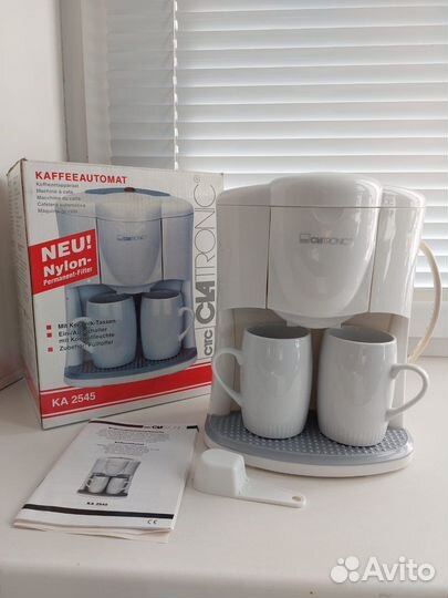 Кофеварка компактная новая