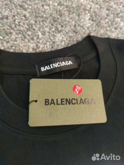 Футболка Balenciaga BB Черная (Хит 2025)