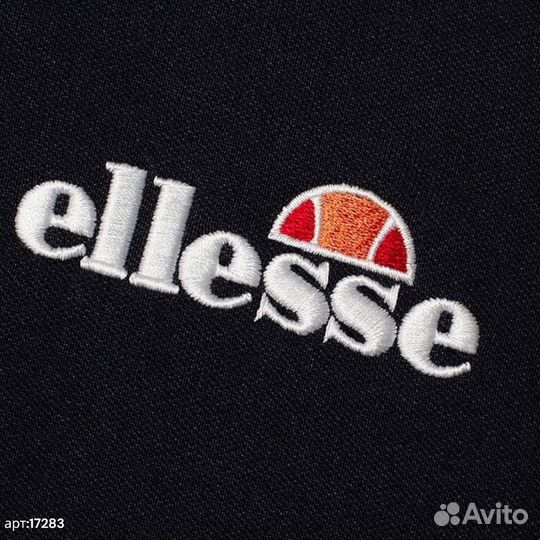 Олимпийка ellesse С воротником В полоску качеств 50(L)