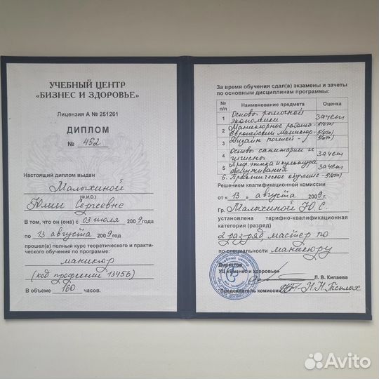 Модель на маникюр