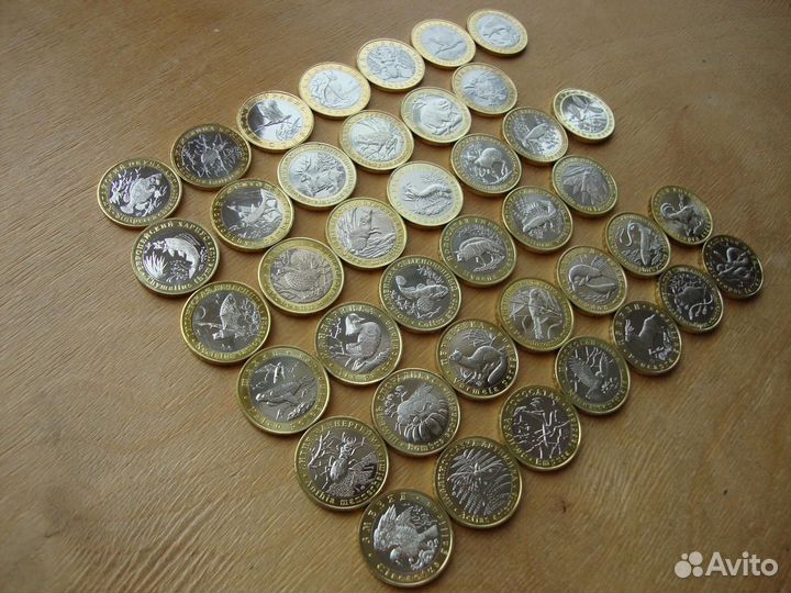 5 червонцев 2016-2022 Красная книга Ммд 40 шт